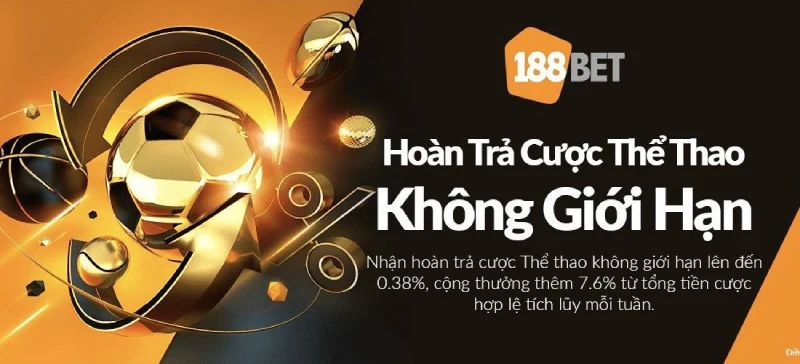 So với Q88 thì 188bet hoàn trả cược thể thao cho người chơi nhiều hơn