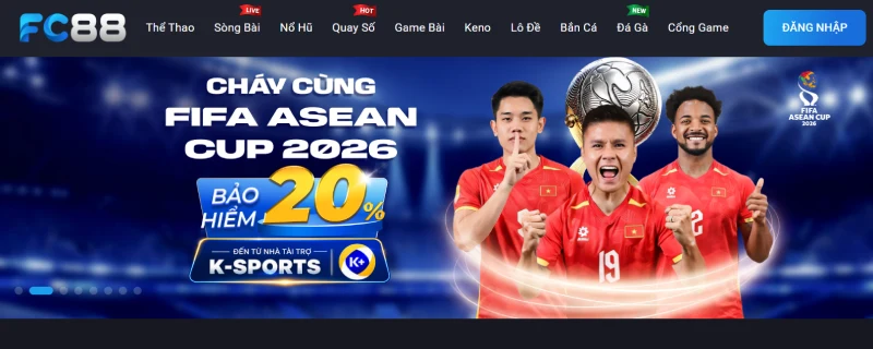 So với QH88 thì FC88 định hướng xây dựng nhà cái chuyên về đặt cược thể thao